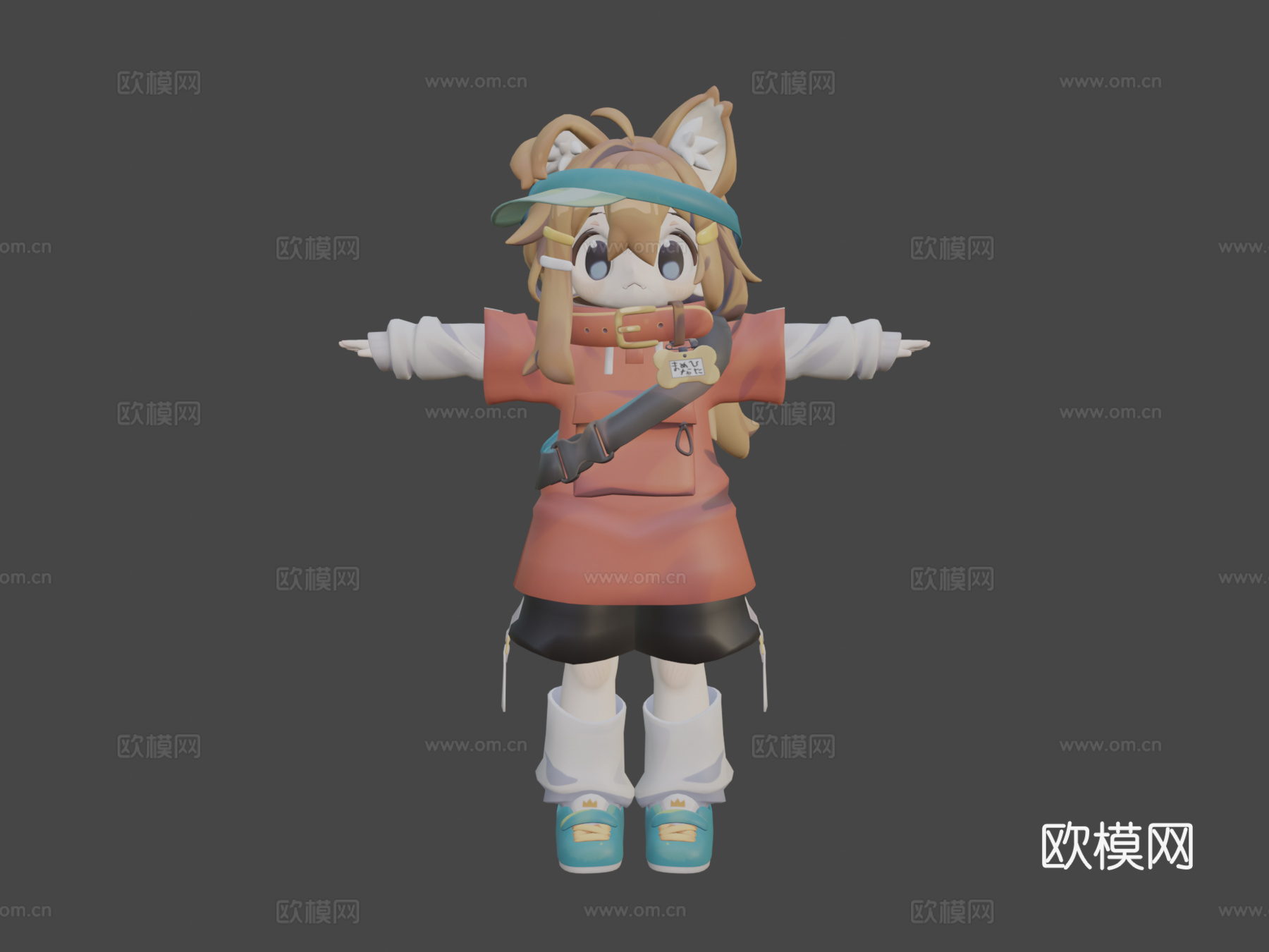 豆日向3d模型
