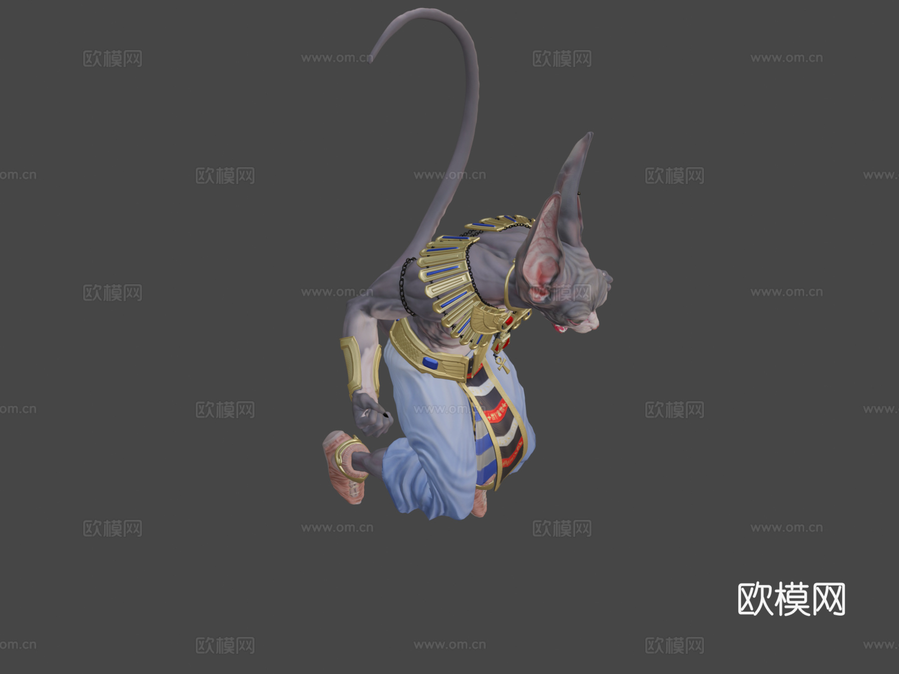 比鲁斯高清3D雕塑3d模型