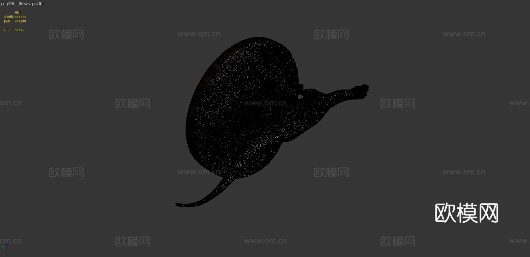 重爪龙-沃克氏3d模型