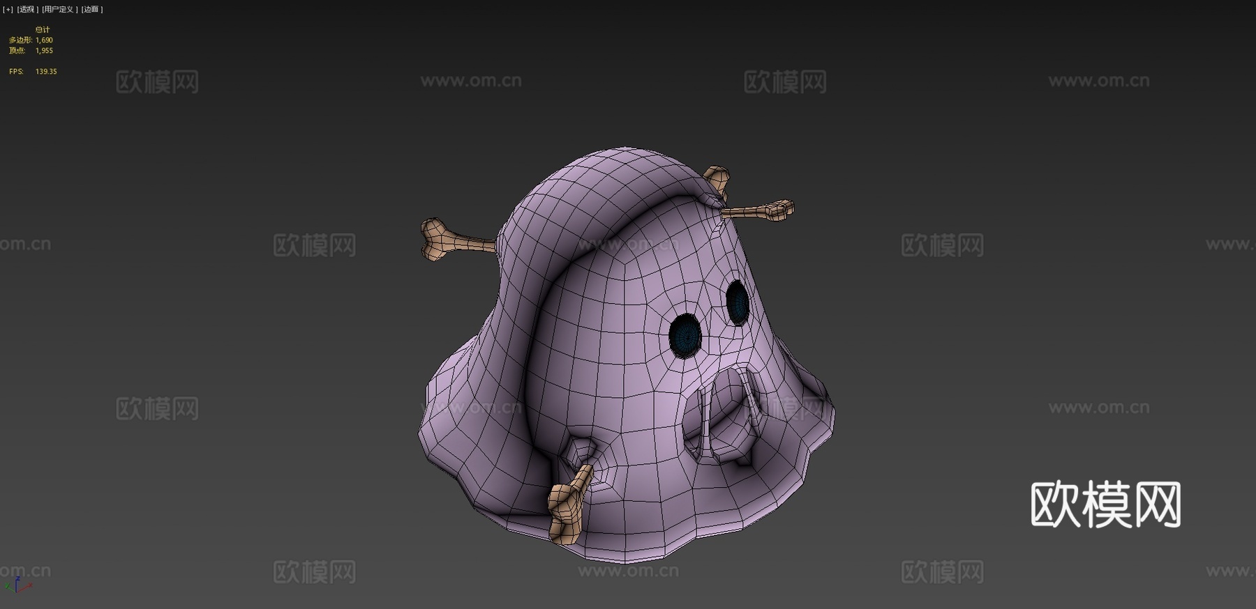 可爱史莱姆3d模型