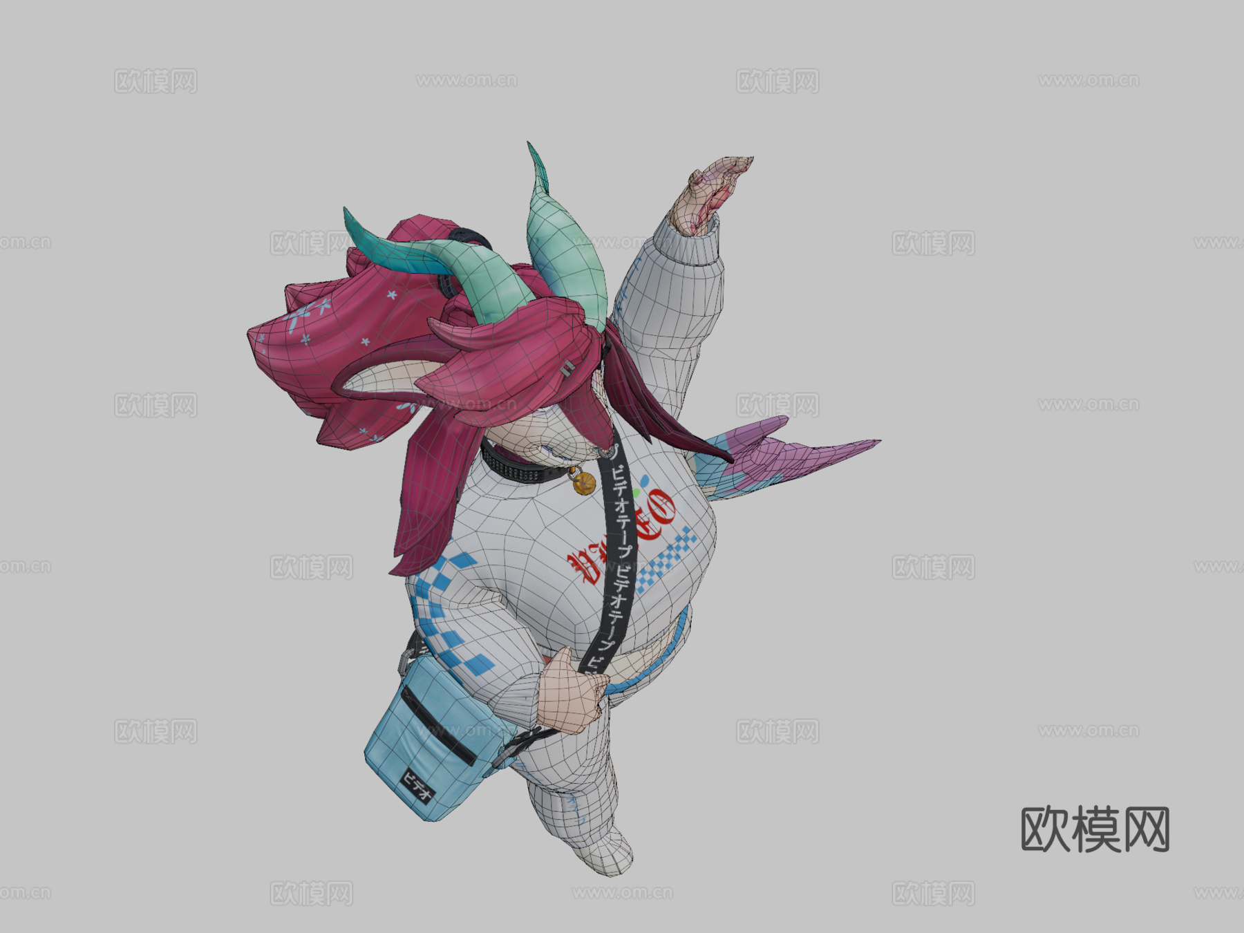 鲨鱼艾克莱尔3d模型
