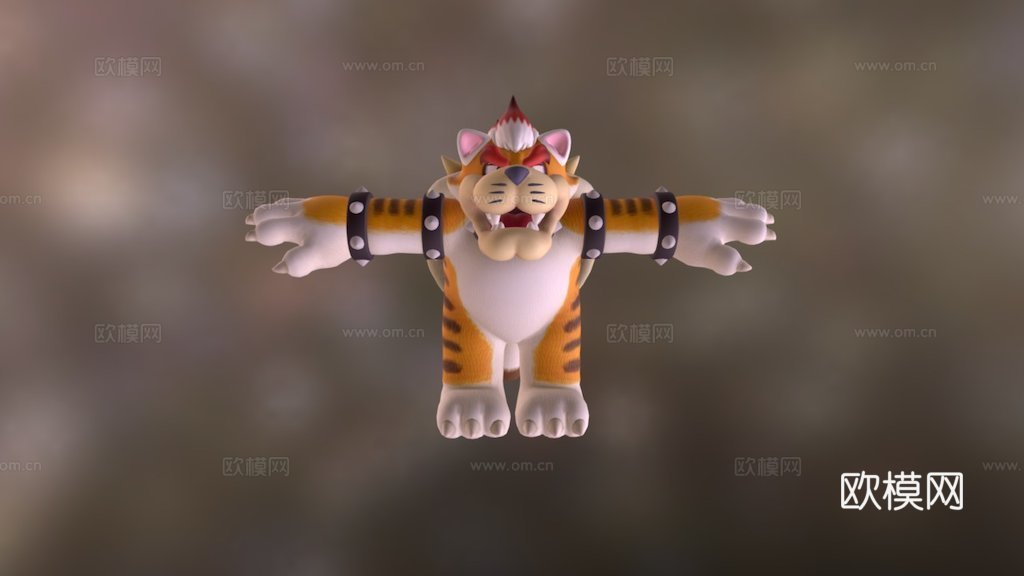 超级马里奥3D世界-喵瑟3d模型