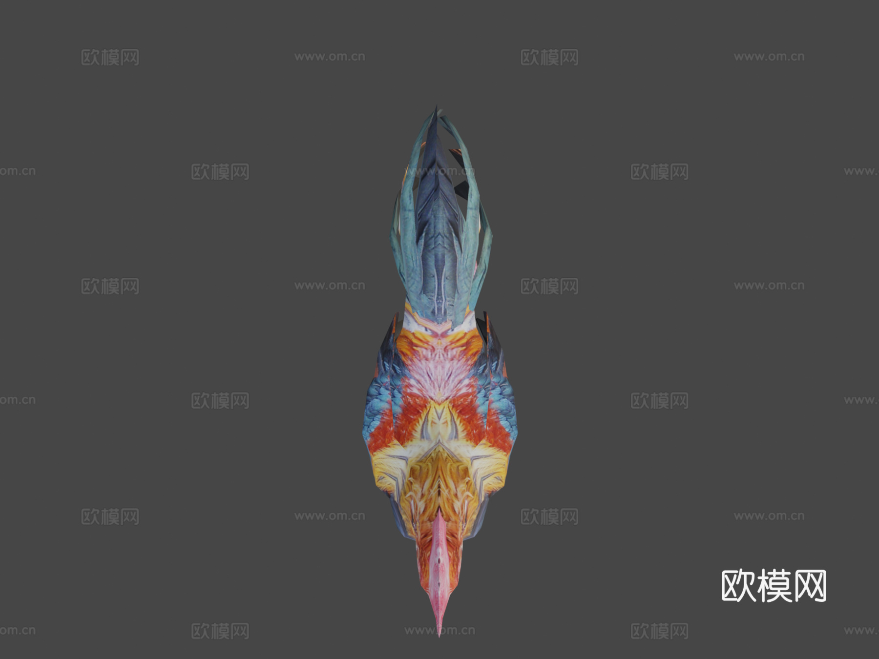 DRT-家禽-公鸡3d模型