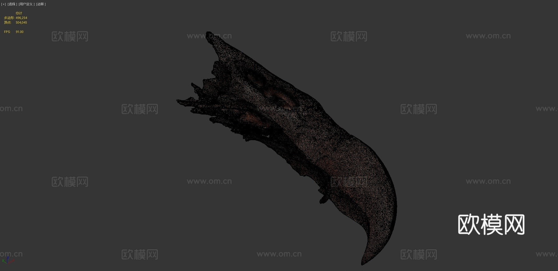 加州秃鹫3d模型