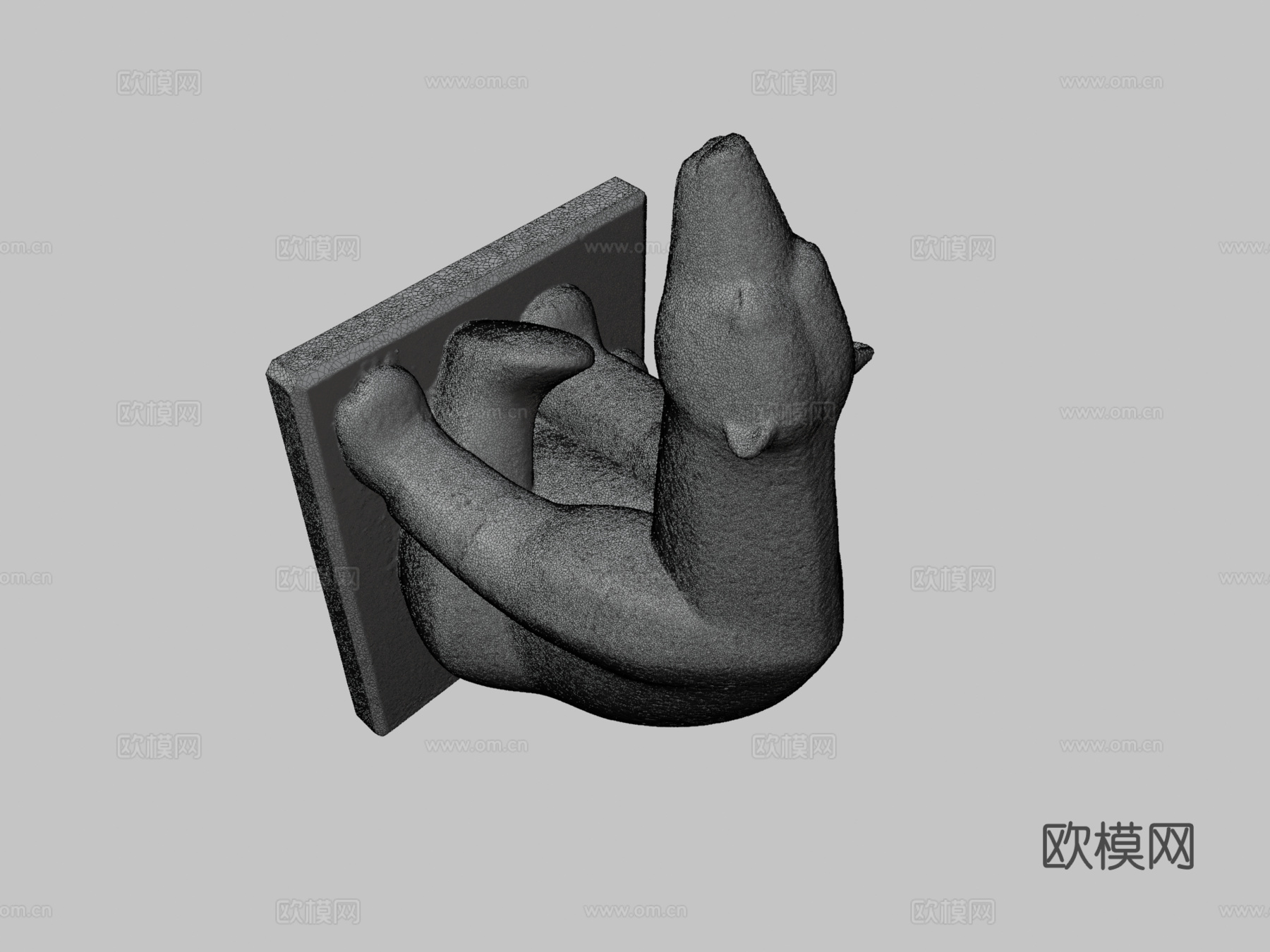 北极熊3d模型
