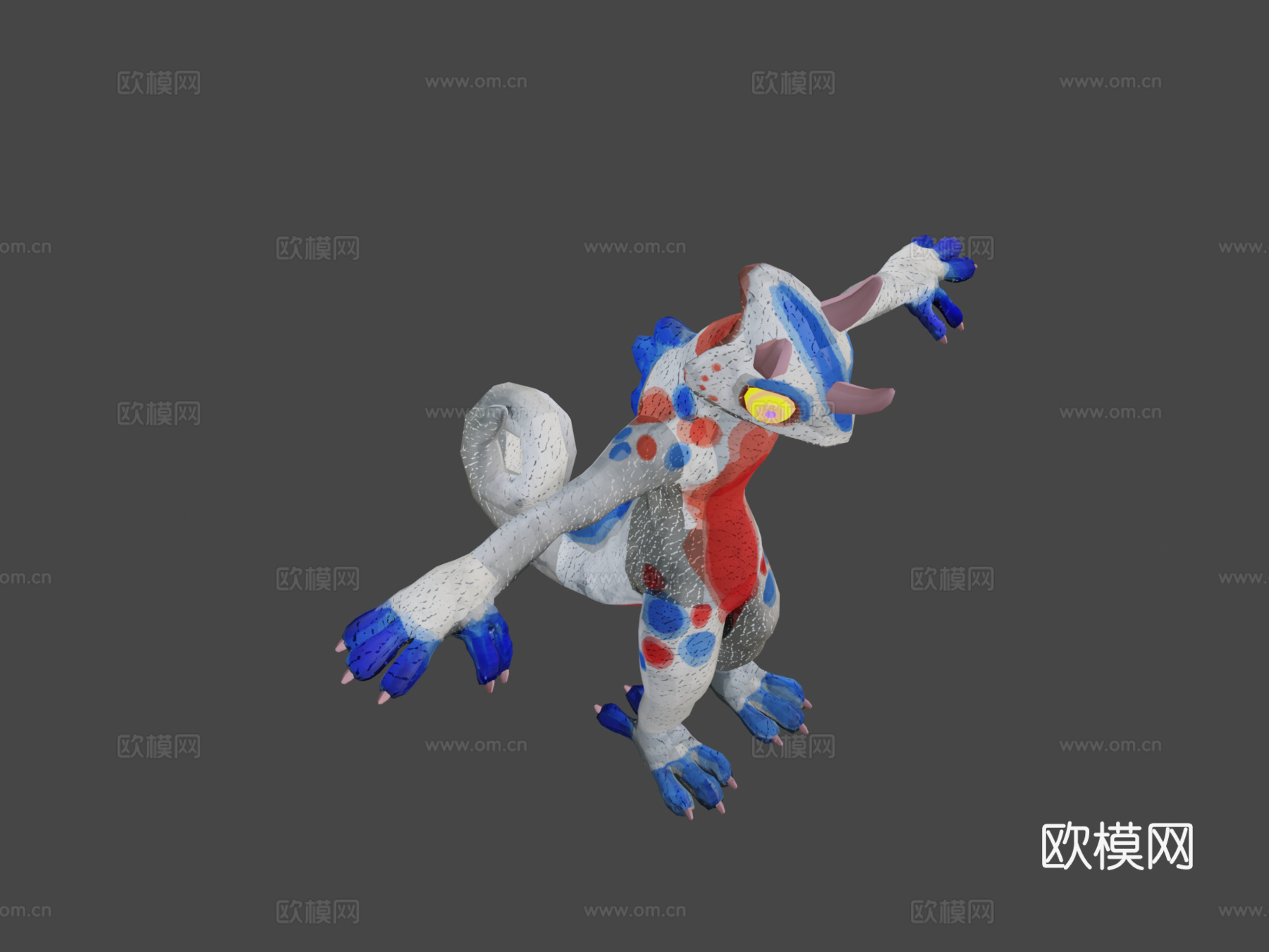 [VRchat]变色龙基底3d模型