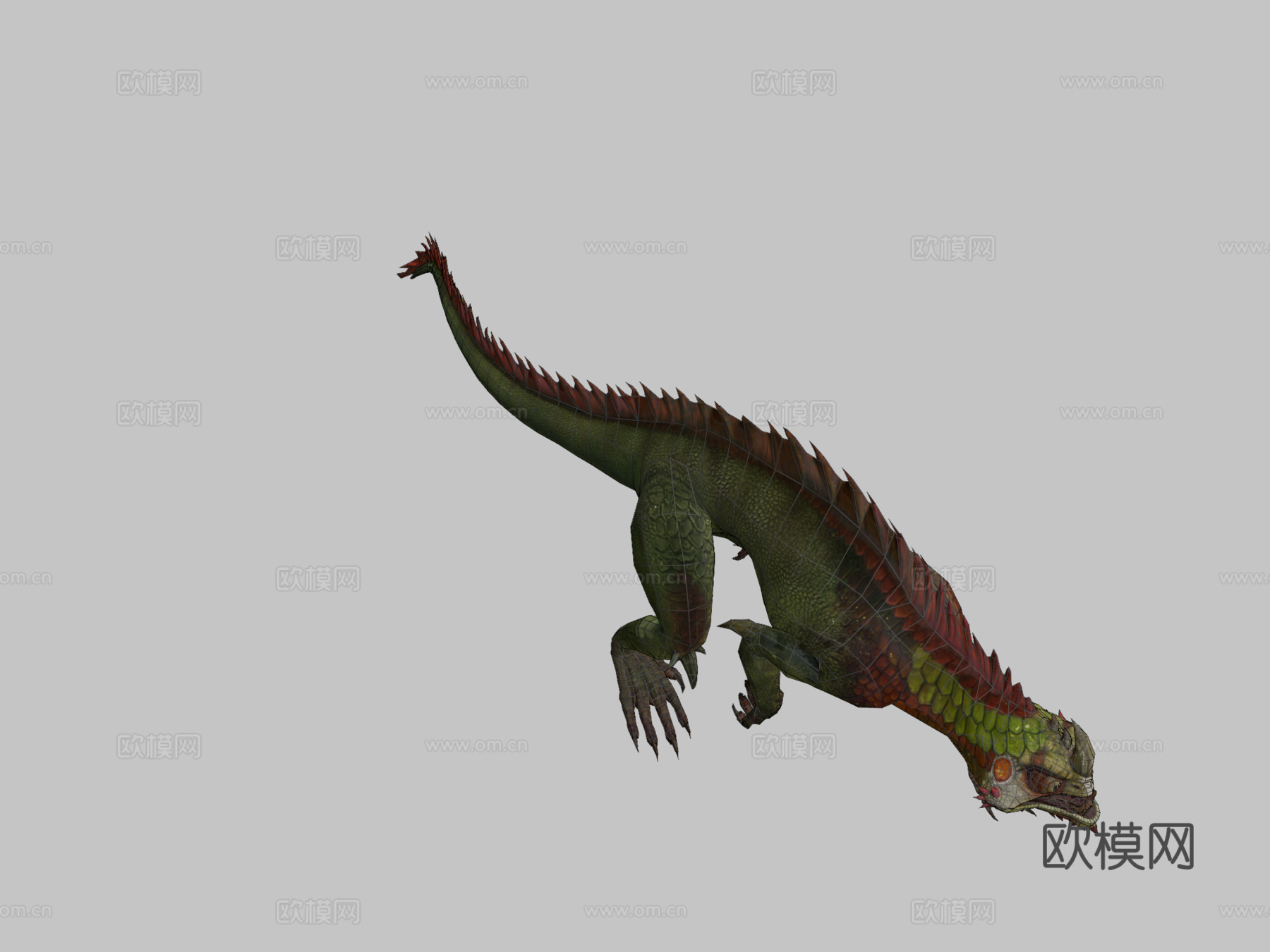蜥蜴3d模型
