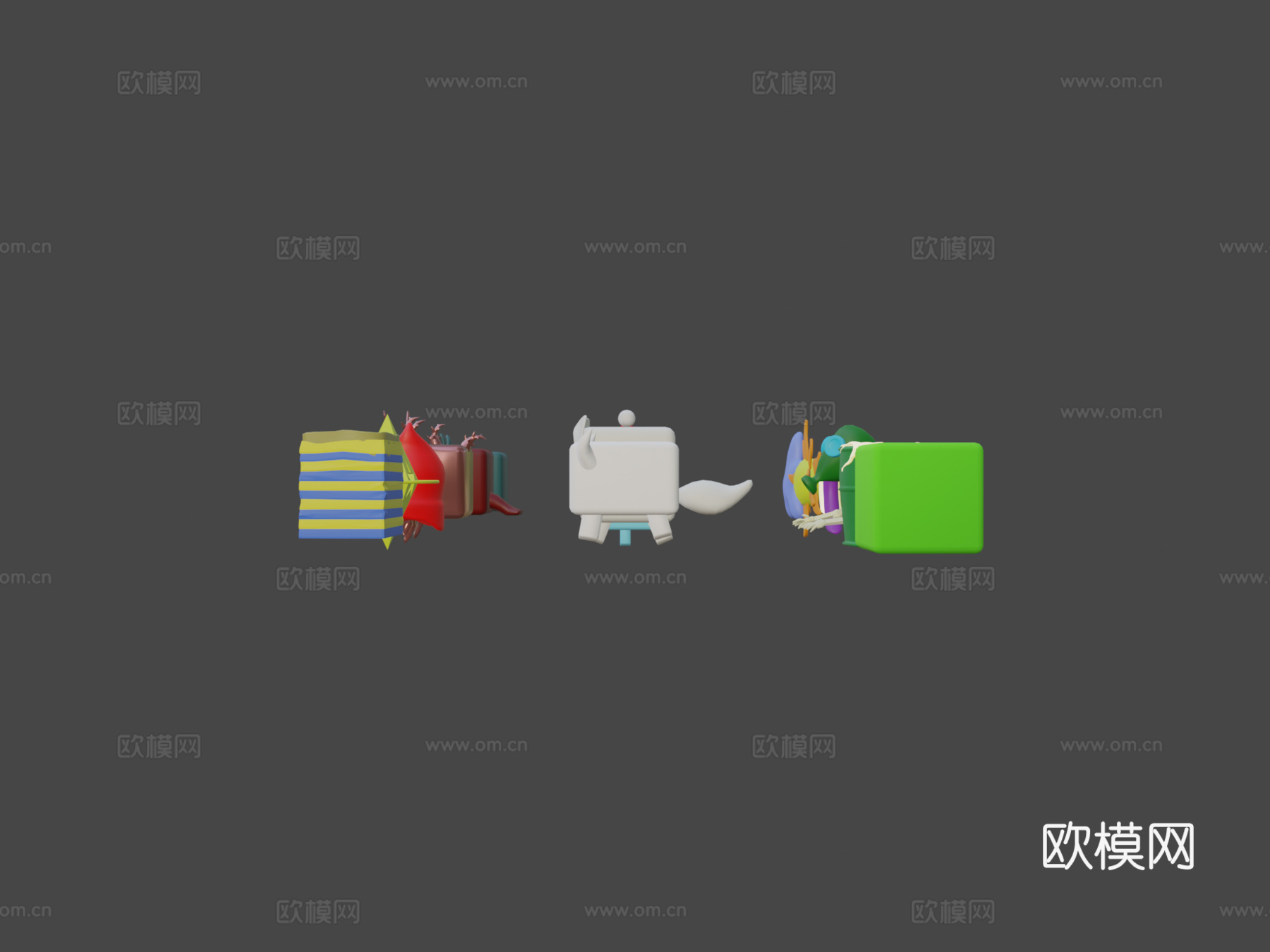 Roblox游戏就绪宠物3d模型