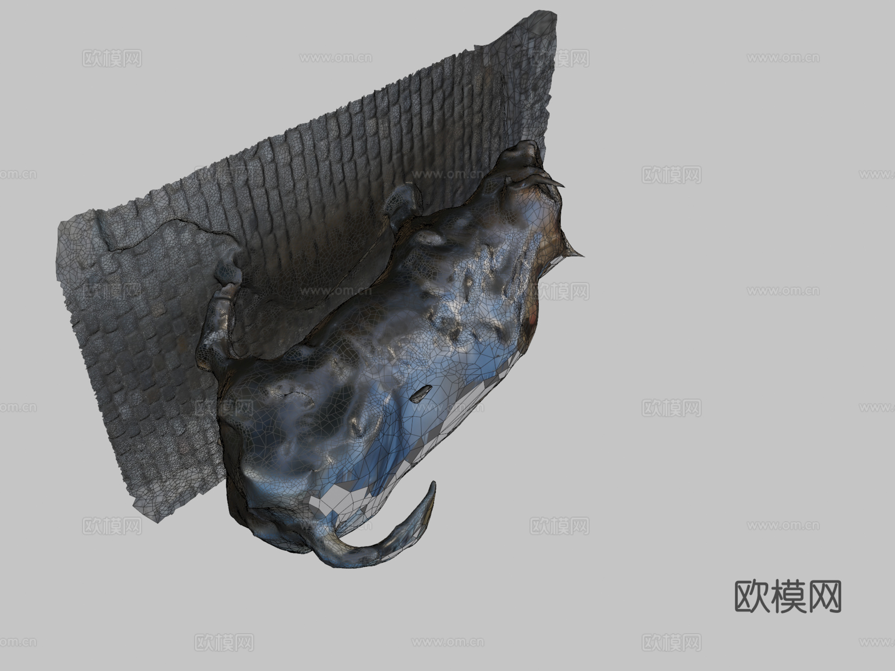 华尔街公牛3d模型
