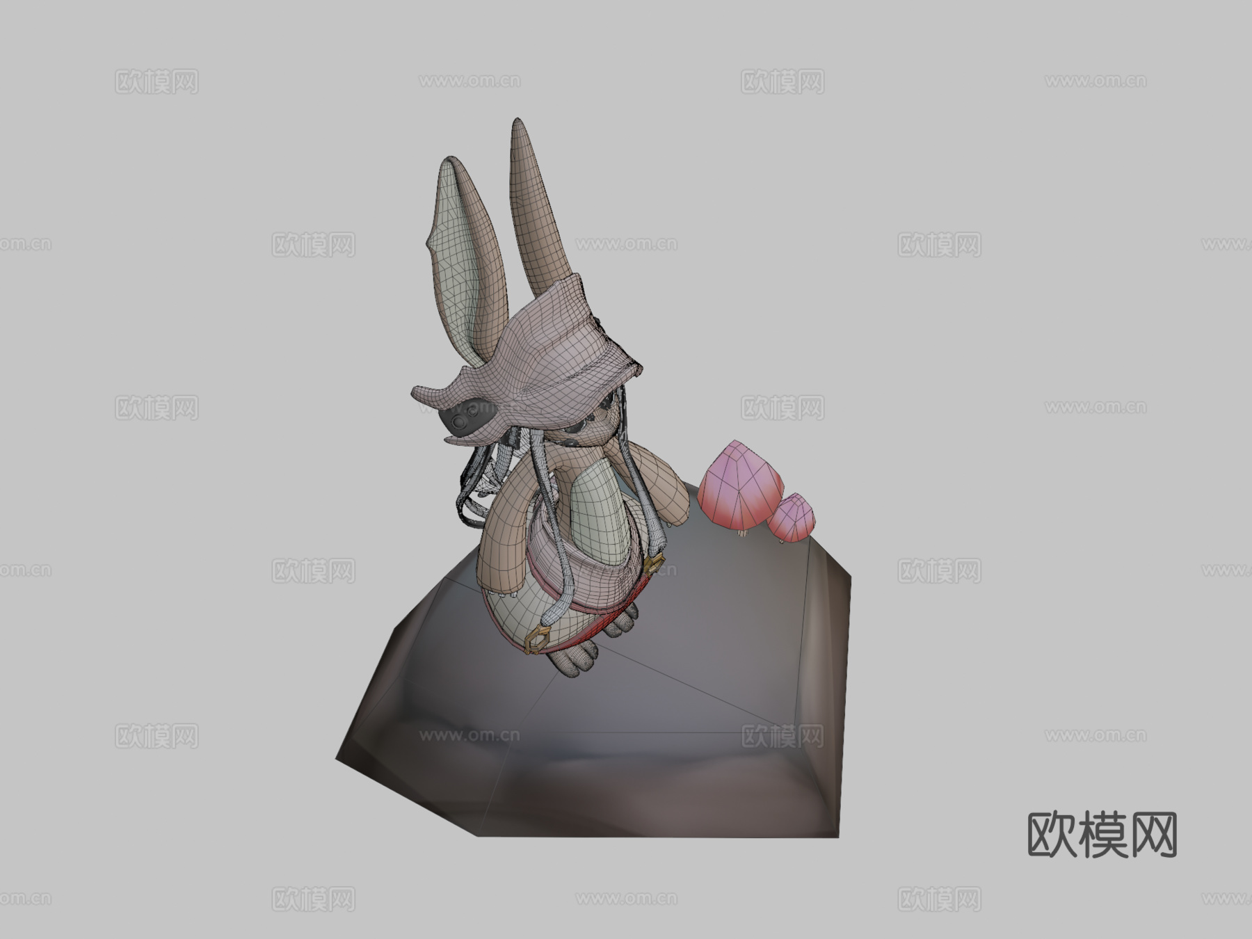 娜娜奇-来自深渊3d模型
