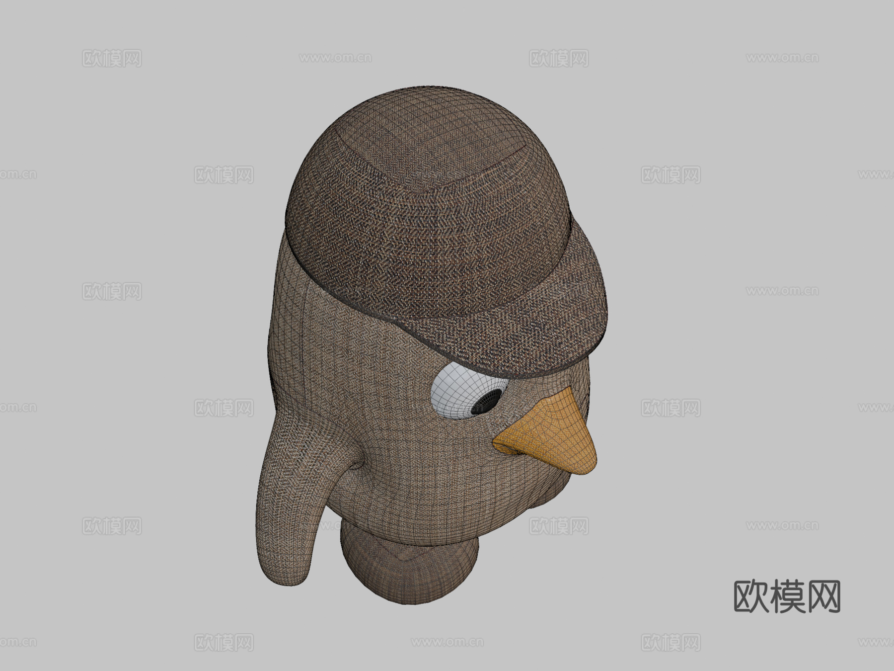 玩具企鹅3d模型