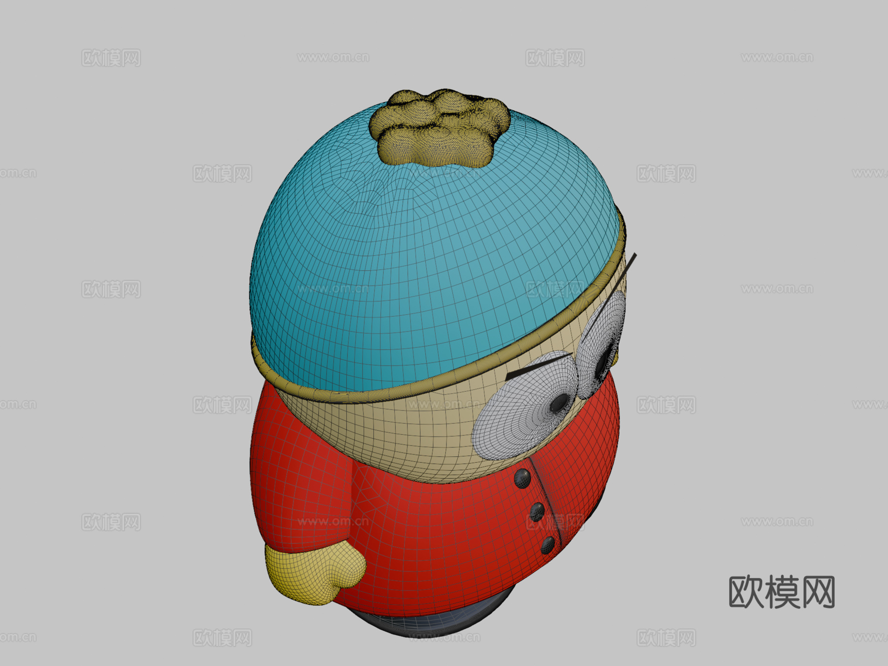 埃里克·卡特曼-《南方公园》3d模型