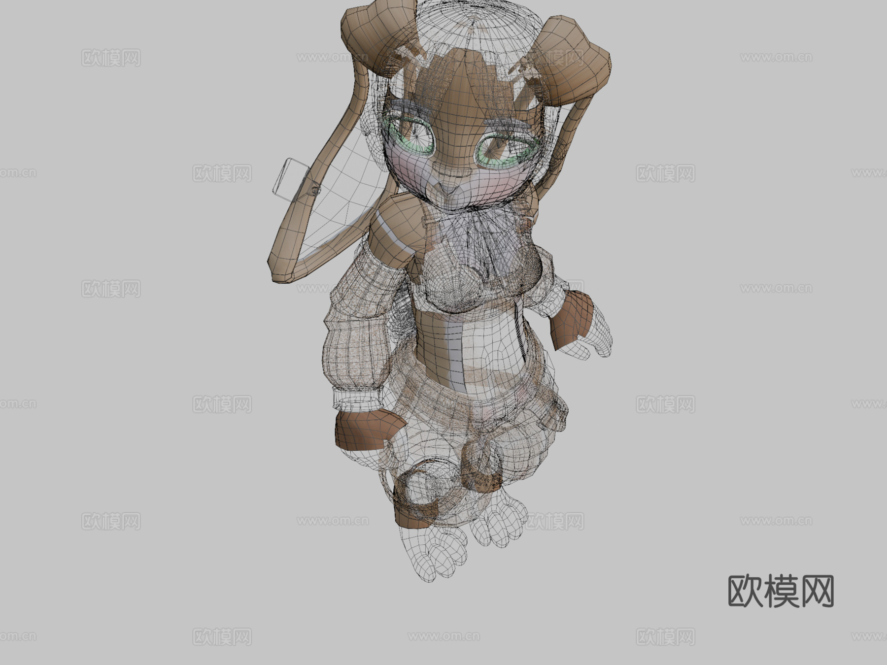 泽菲3d模型