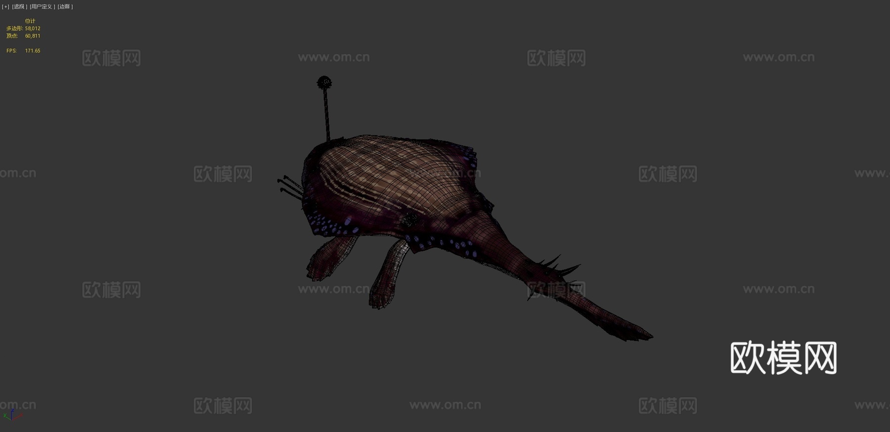 戈布尔-深渊刺客-休息姿势下载3d模型