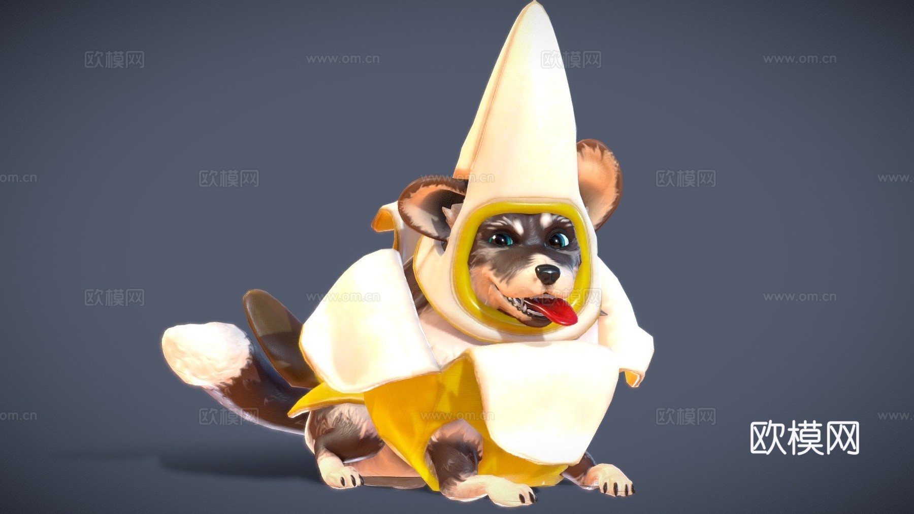 柯基香蕉扩展包3d模型