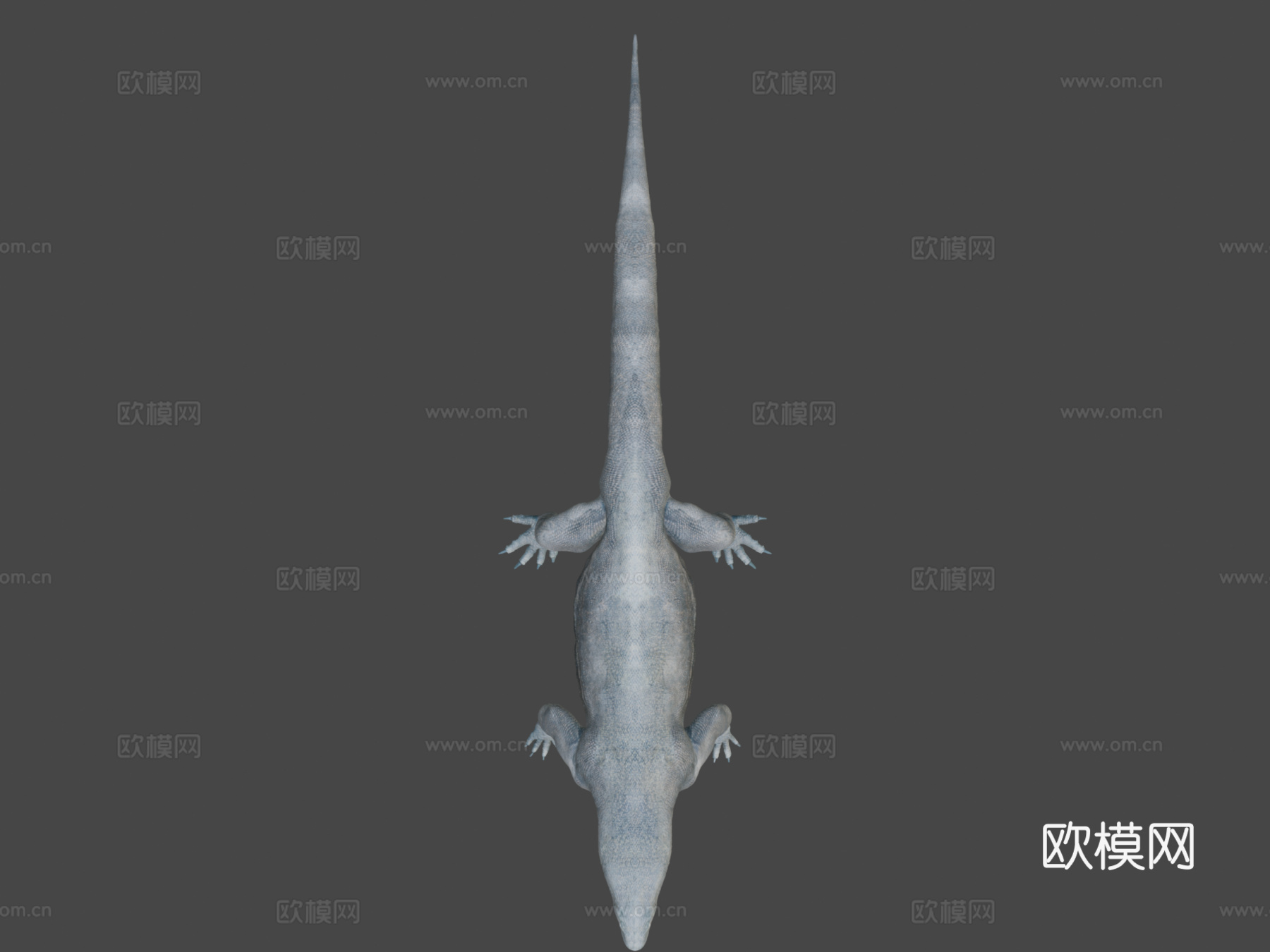 科莫多龙3d模型