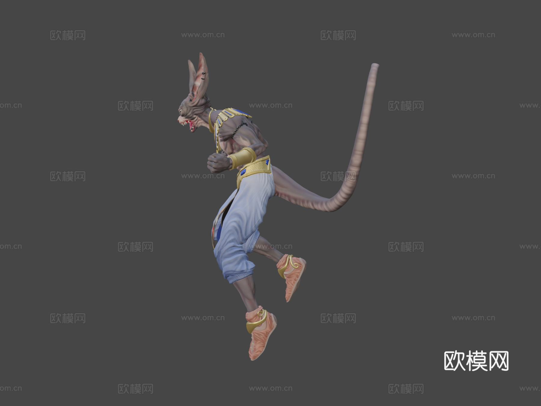 比鲁斯高清3D雕塑3d模型