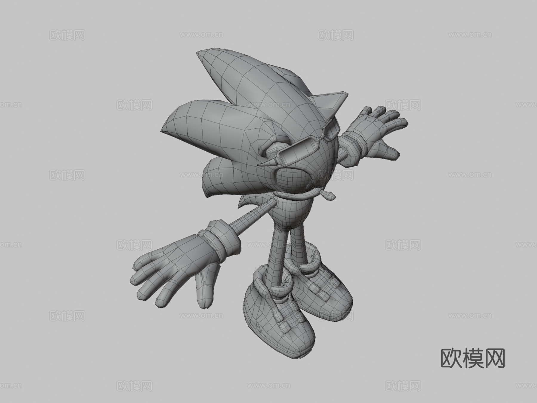 索尼克3d模型