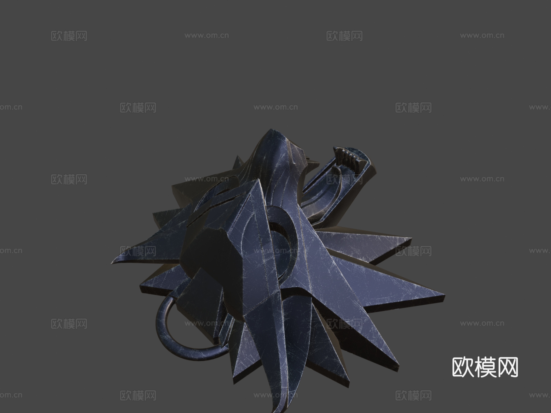 巫师徽章3d模型