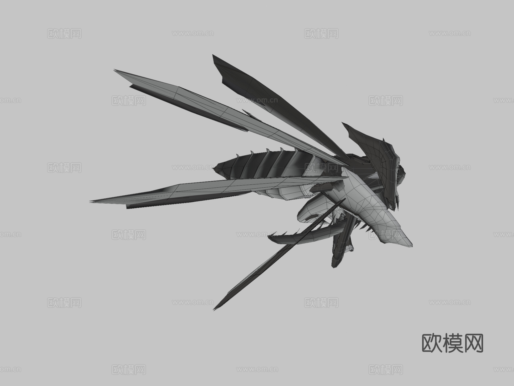 变异螳螂3d模型