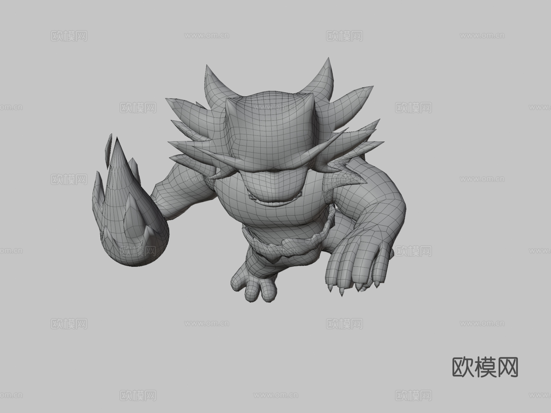 炽焰咆哮虎3d模型