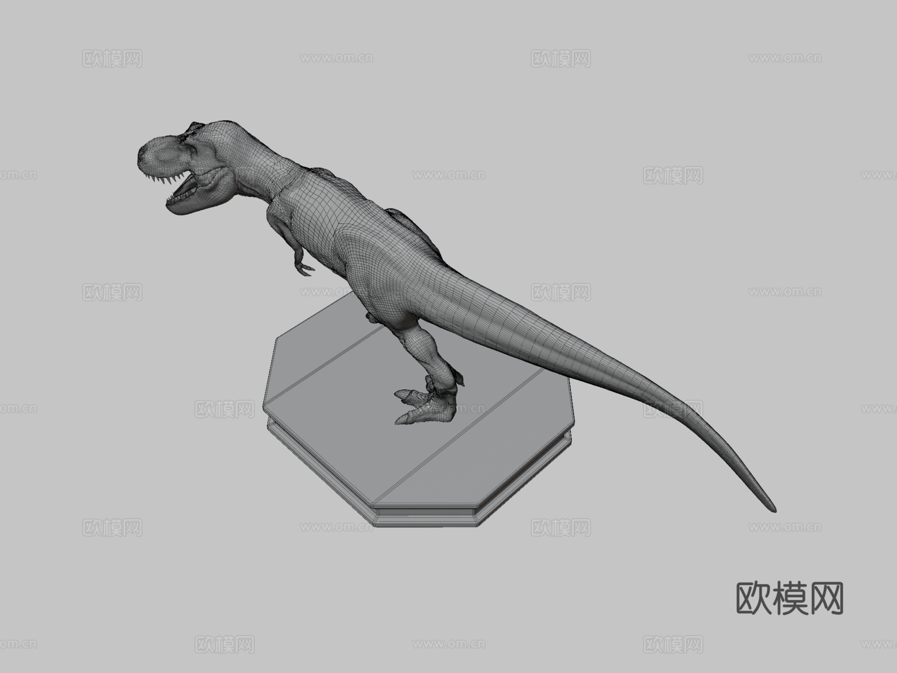 暴龙3d模型