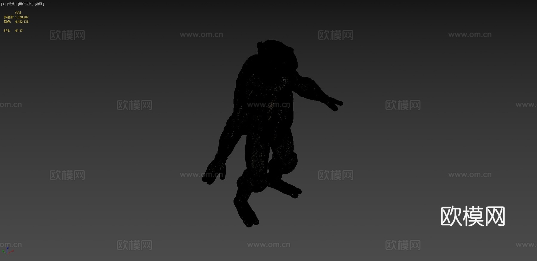 莱昂纳多-青少年忍者神龟，A姿势3d模型
