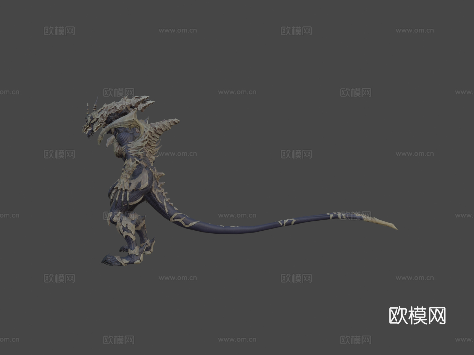 《哥斯拉：最终战役》2004版怪兽X3d模型