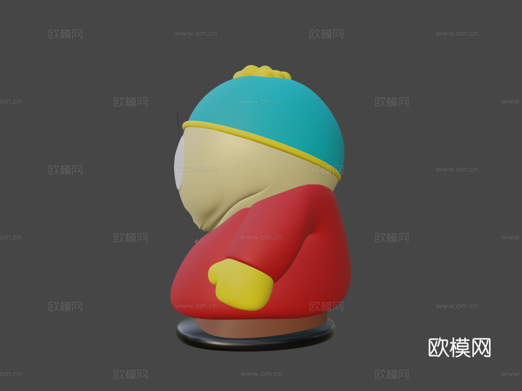 埃里克·卡特曼-《南方公园》3d模型