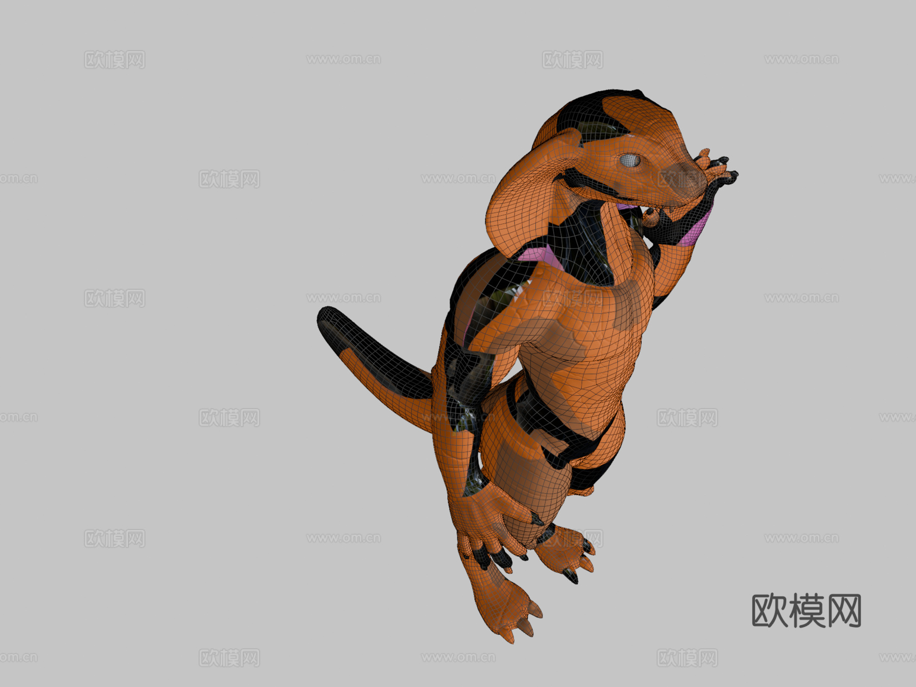 拟人蛇模型3d模型