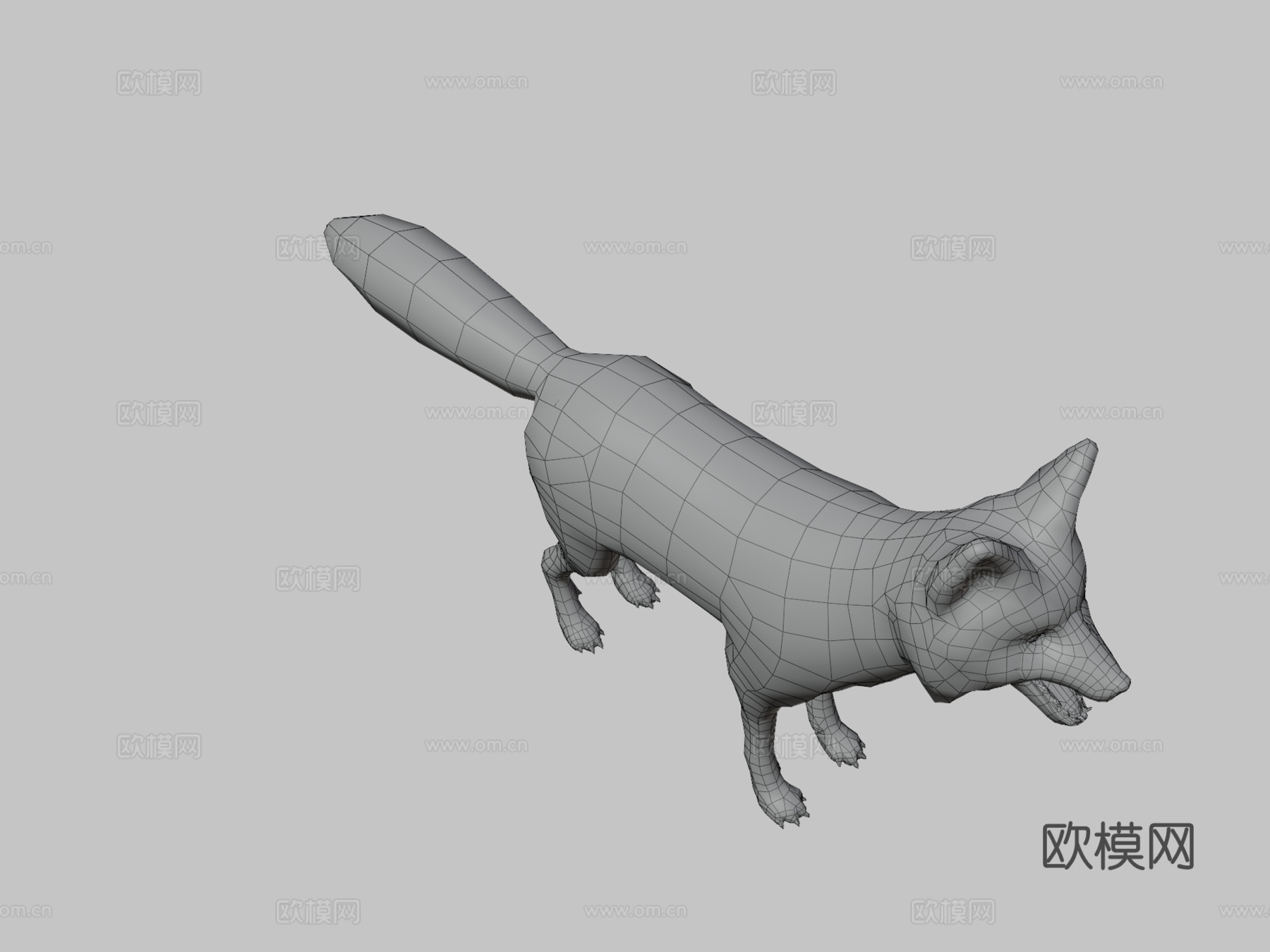 狐狸动画su模型