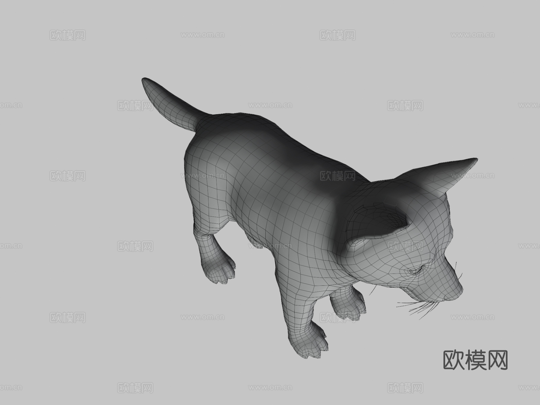 小狗-柴犬3d模型