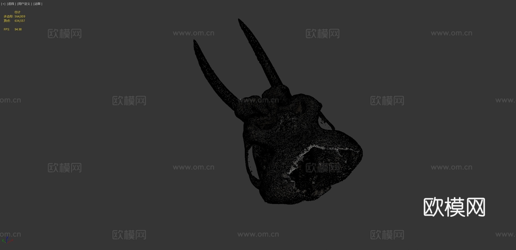 圣地亚哥自然博物馆猛犸象3d模型