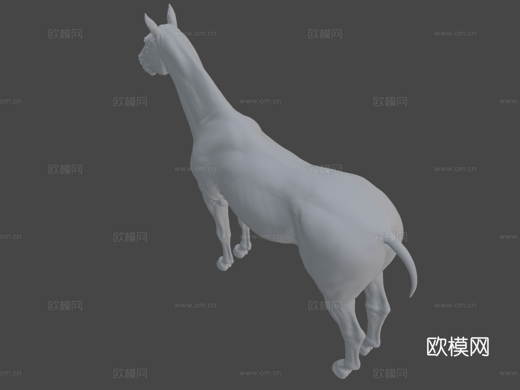 写实马雕塑3d模型