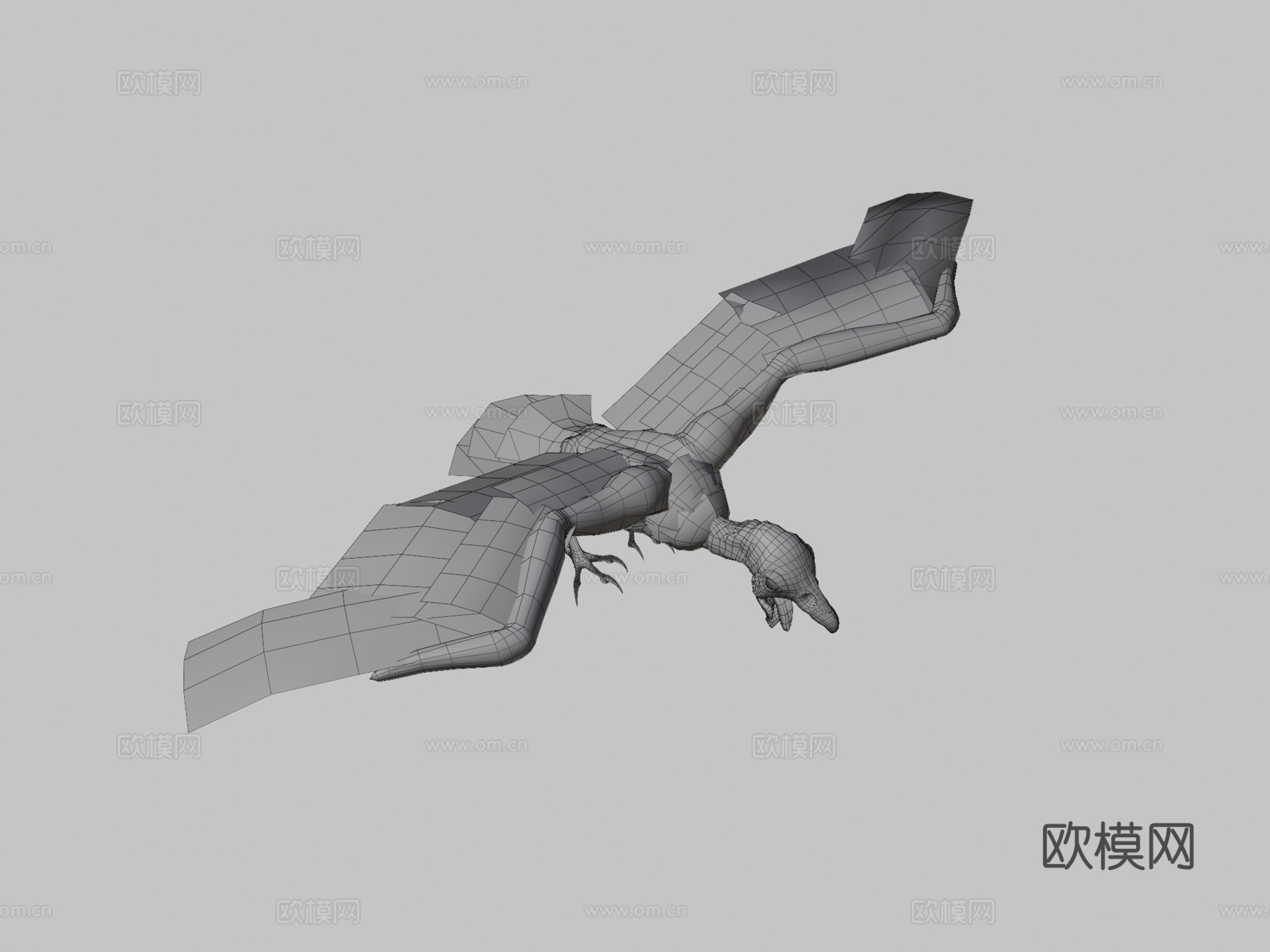 岩浆秃鹫3d模型