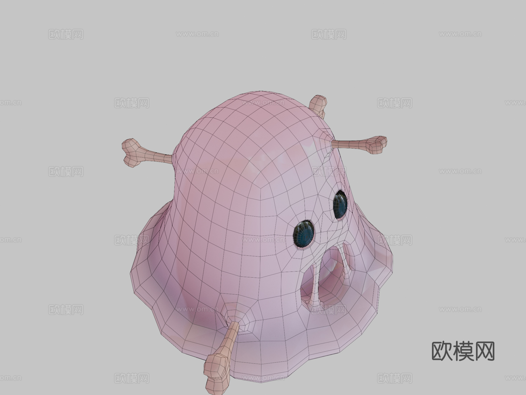 可爱史莱姆3d模型