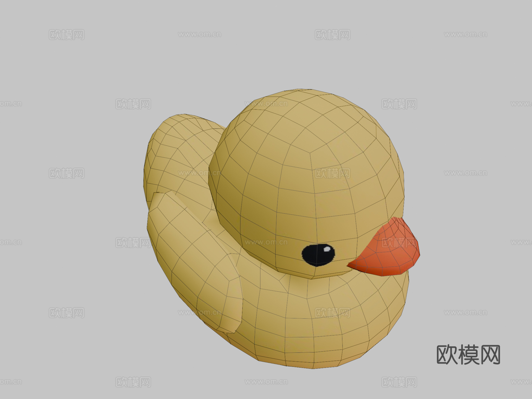 黄色橡皮鸭?3d模型