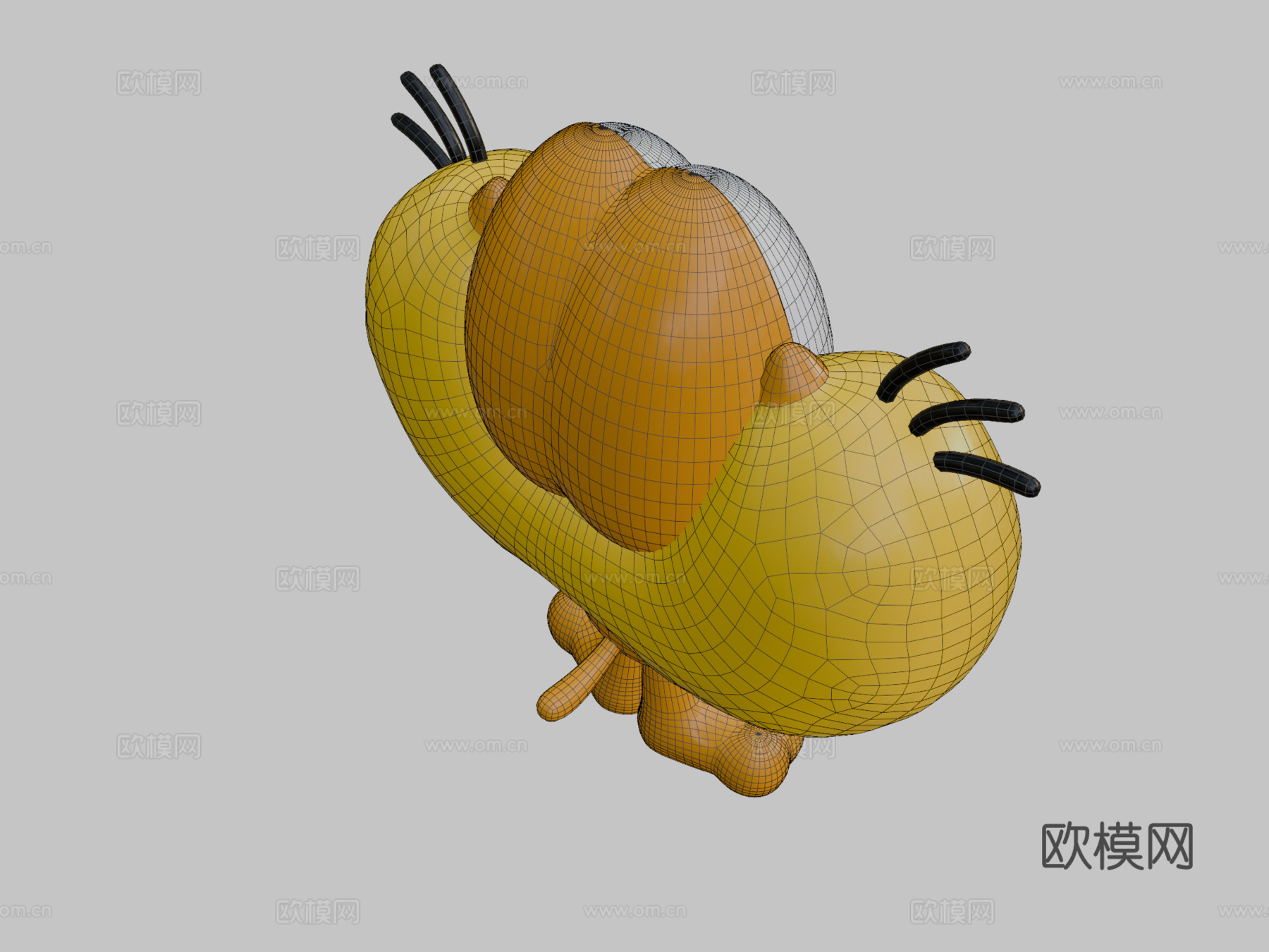 加图罗雕像3d模型