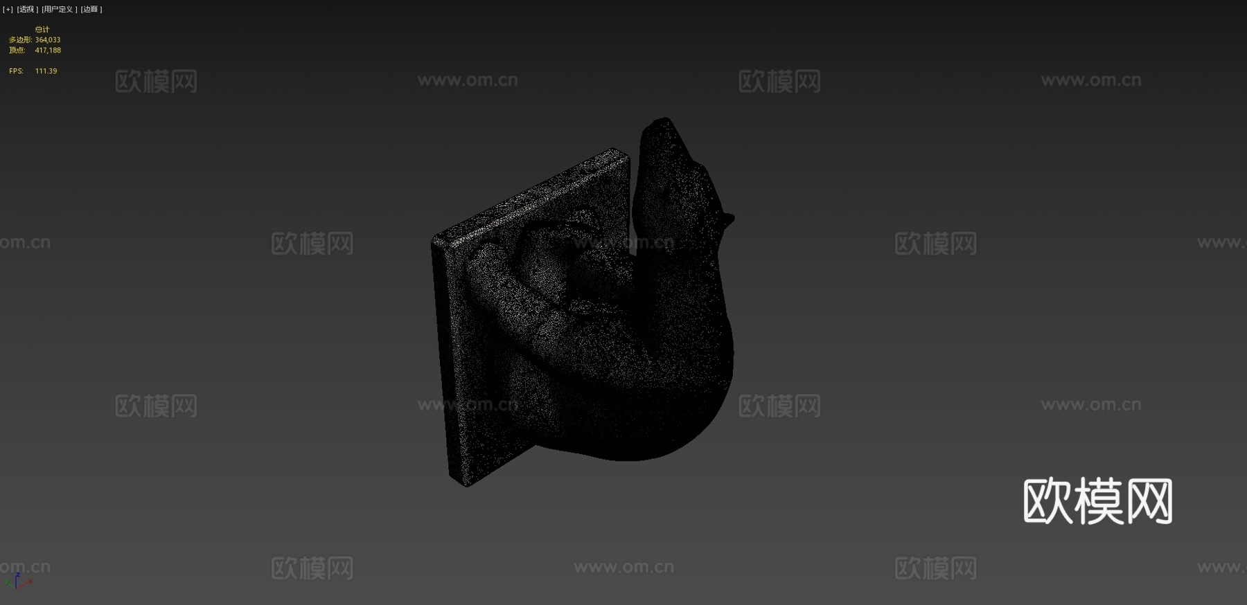 北极熊3d模型