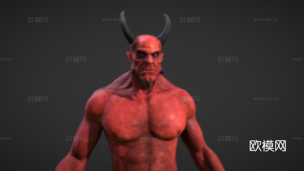 恶魔3d模型