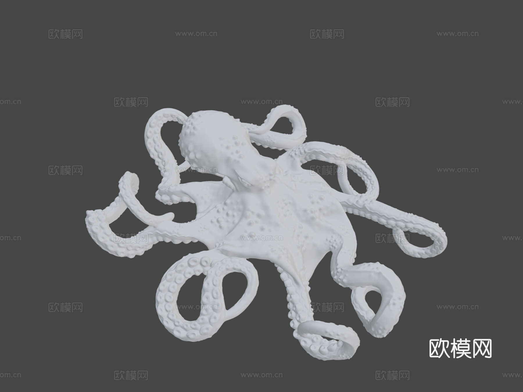 章鱼吊坠3d模型