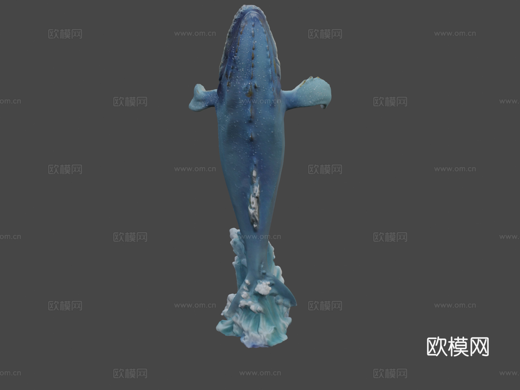 鲸鱼雕像-RevopointINSPIRE3D扫描仪3d模型
