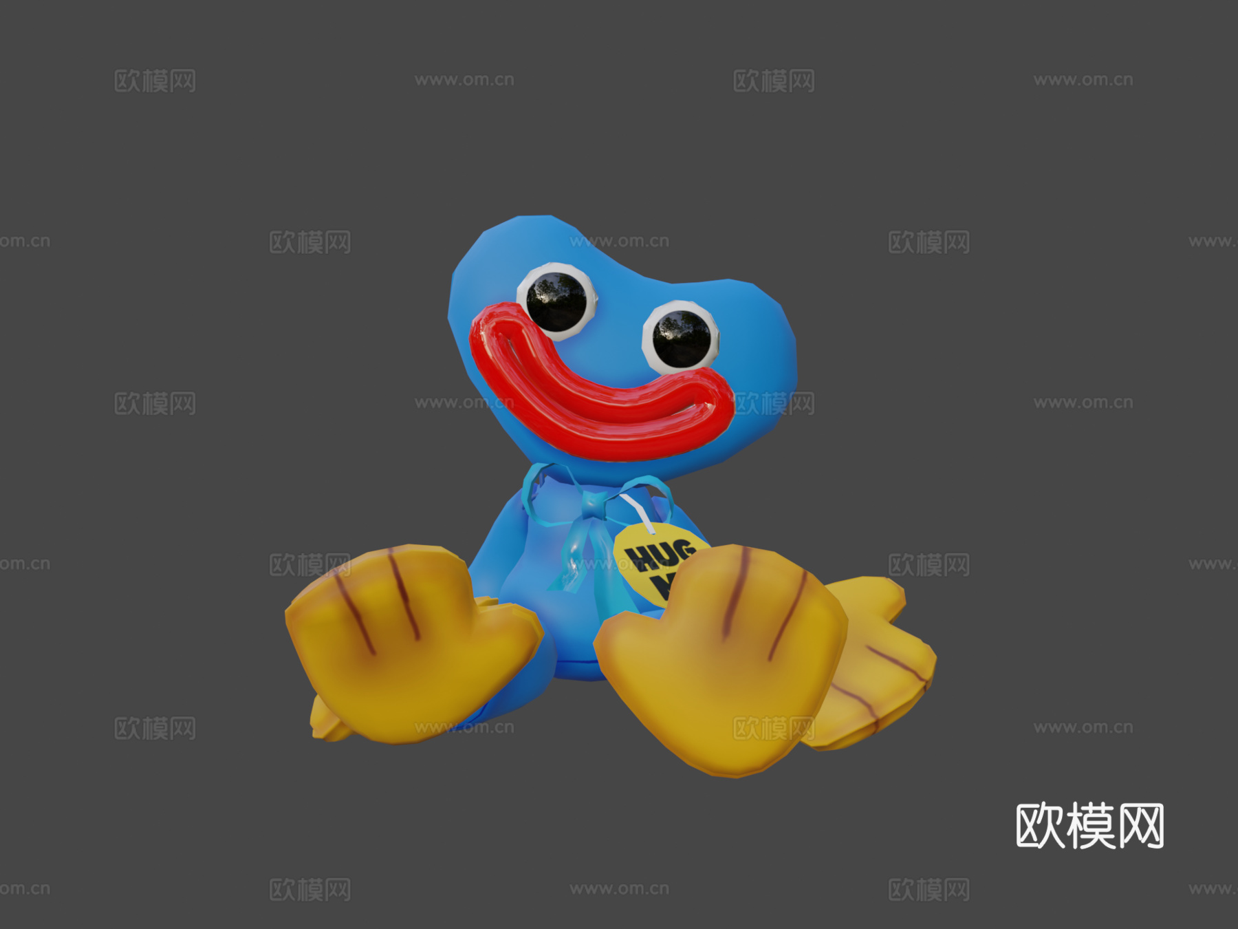 抱抱毛绒3d模型