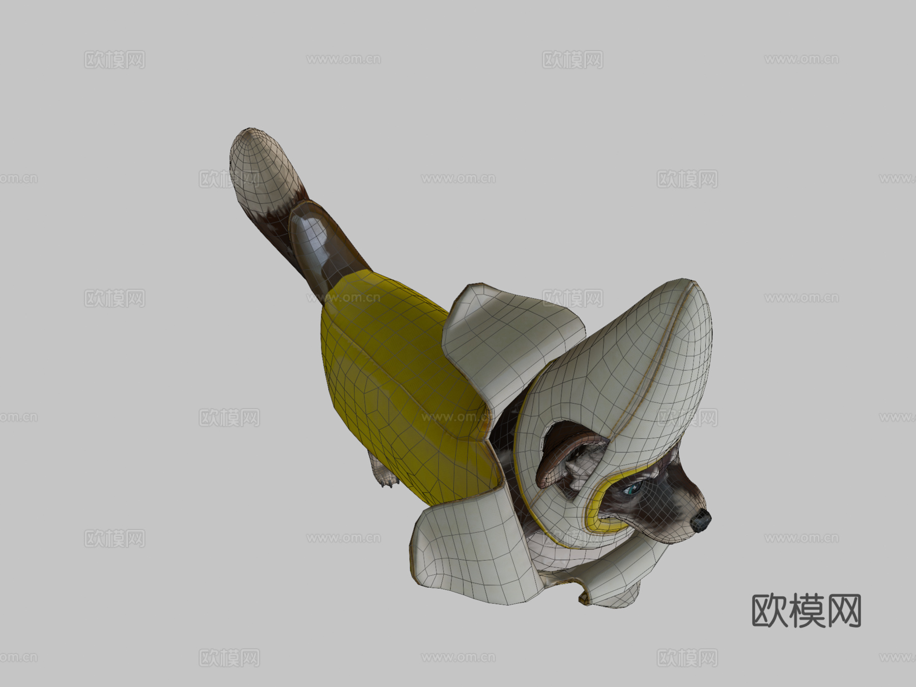 柯基香蕉扩展包3d模型