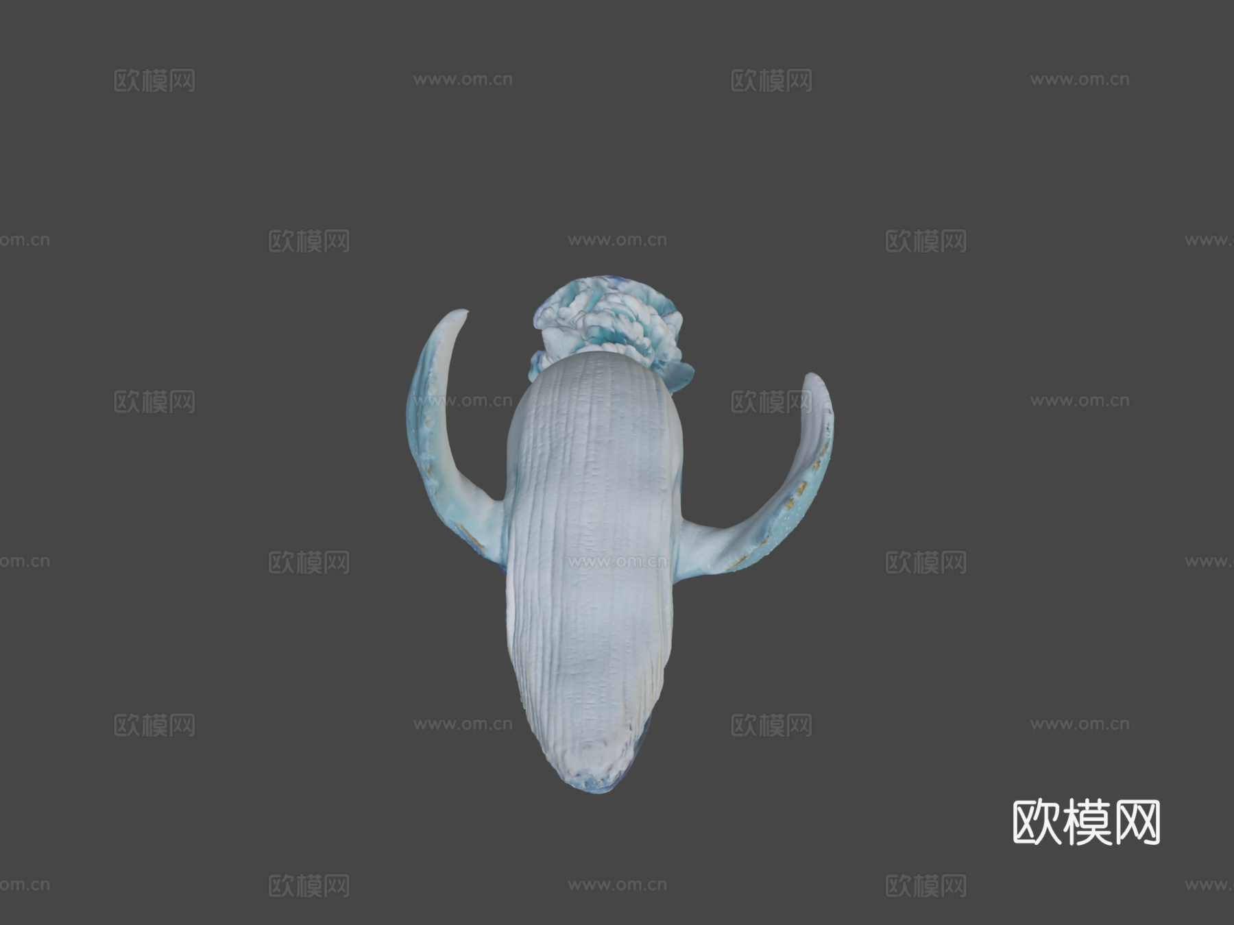 鲸鱼雕像-RevopointINSPIRE3D扫描仪3d模型