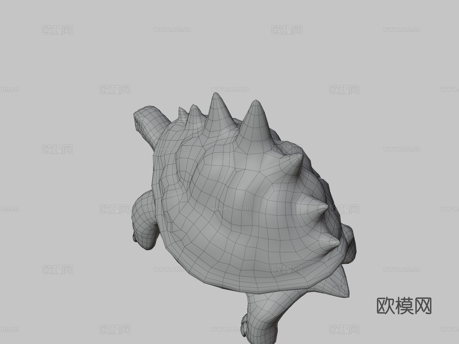 熔岩龟动画3d模型