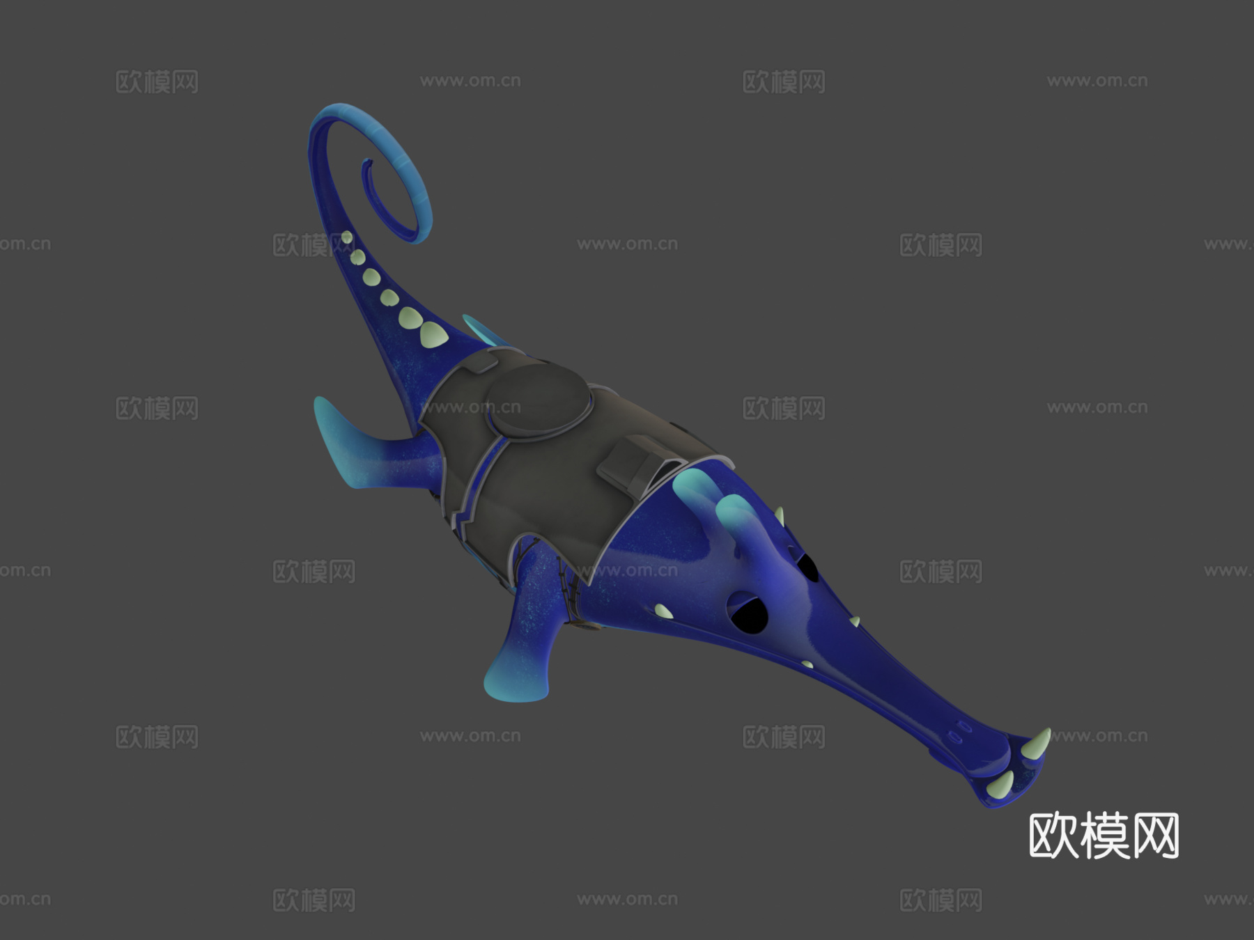 番红花动画3d模型