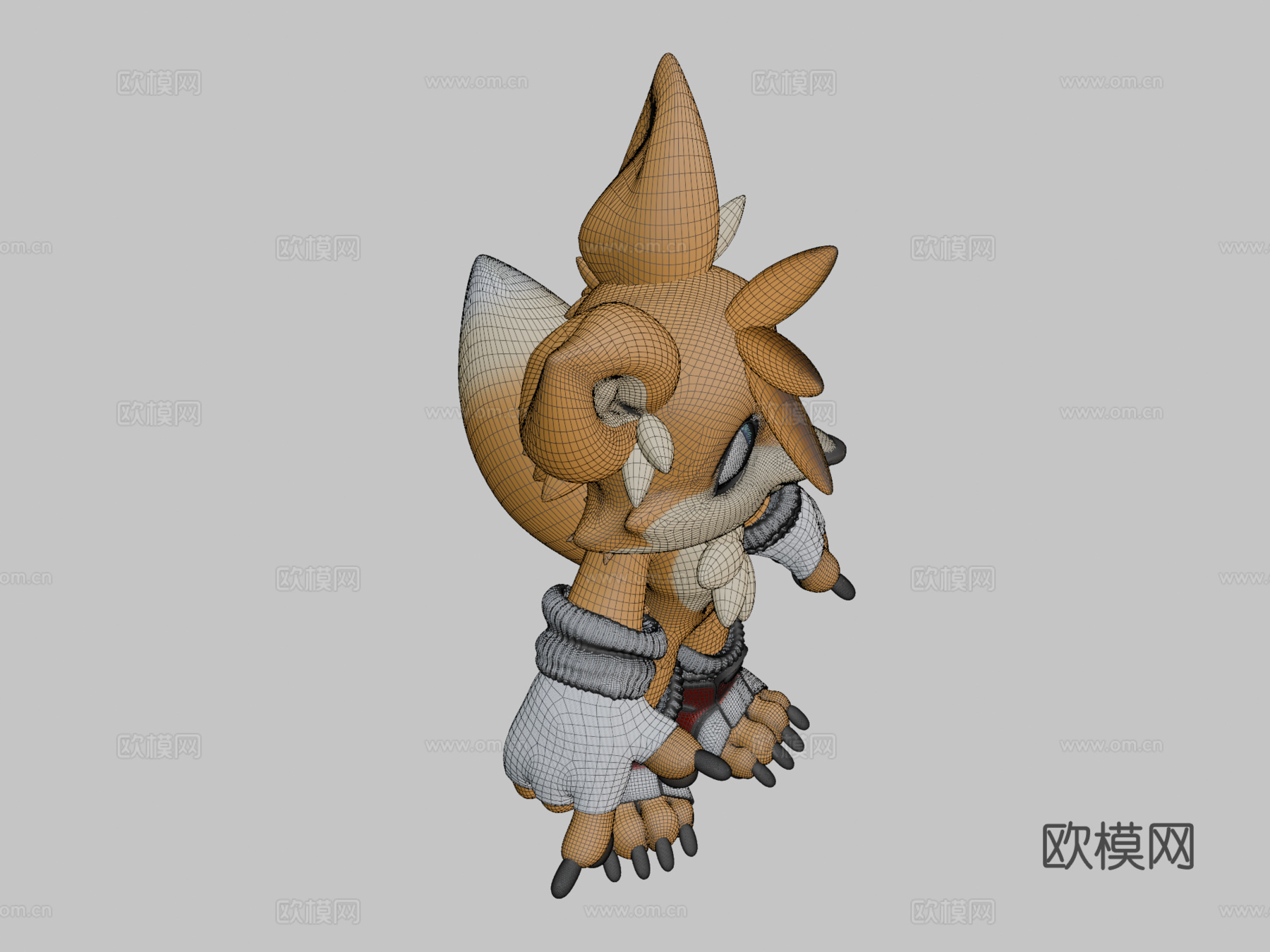 卡通人物3d模型