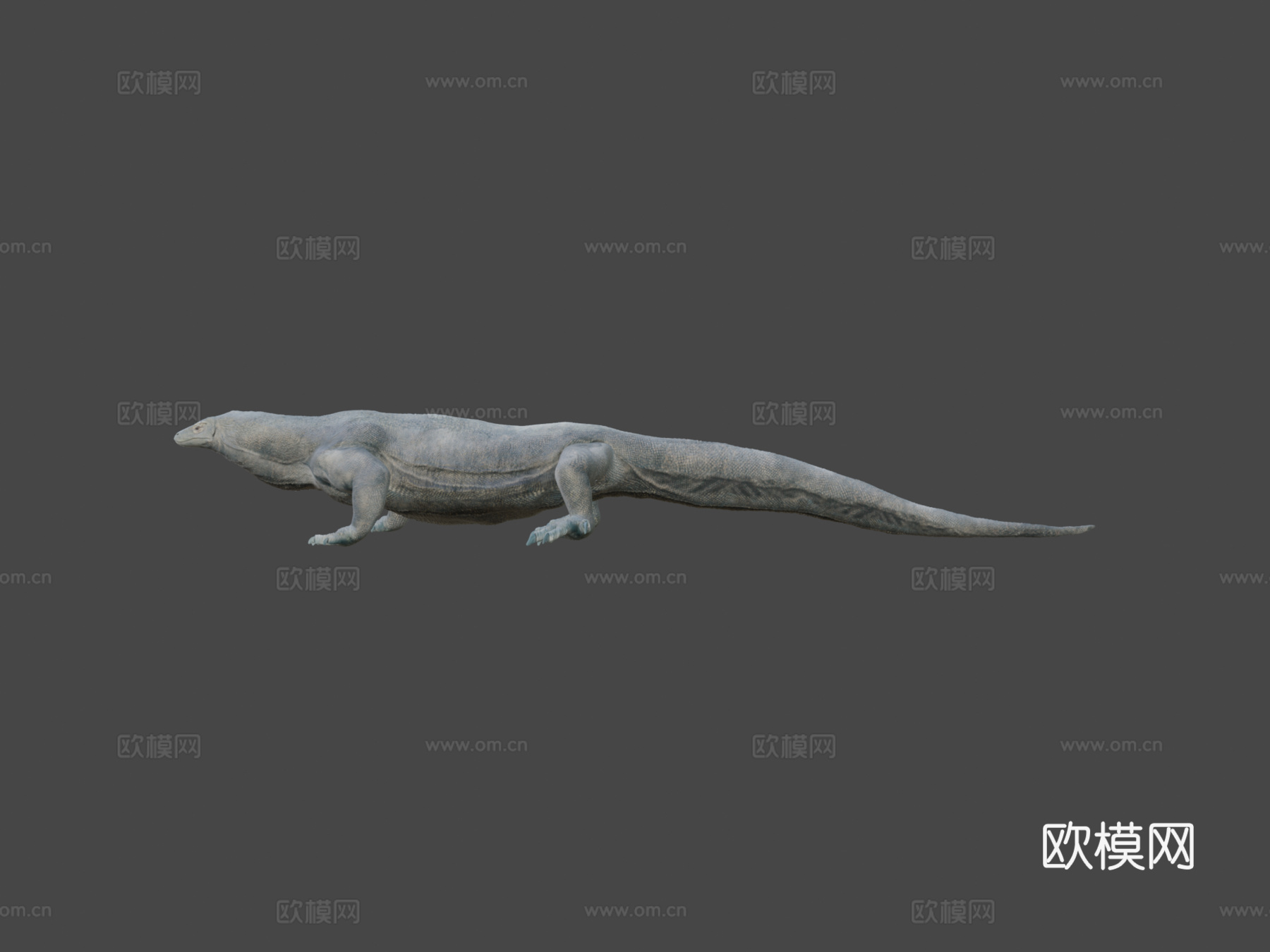 科莫多龙3d模型