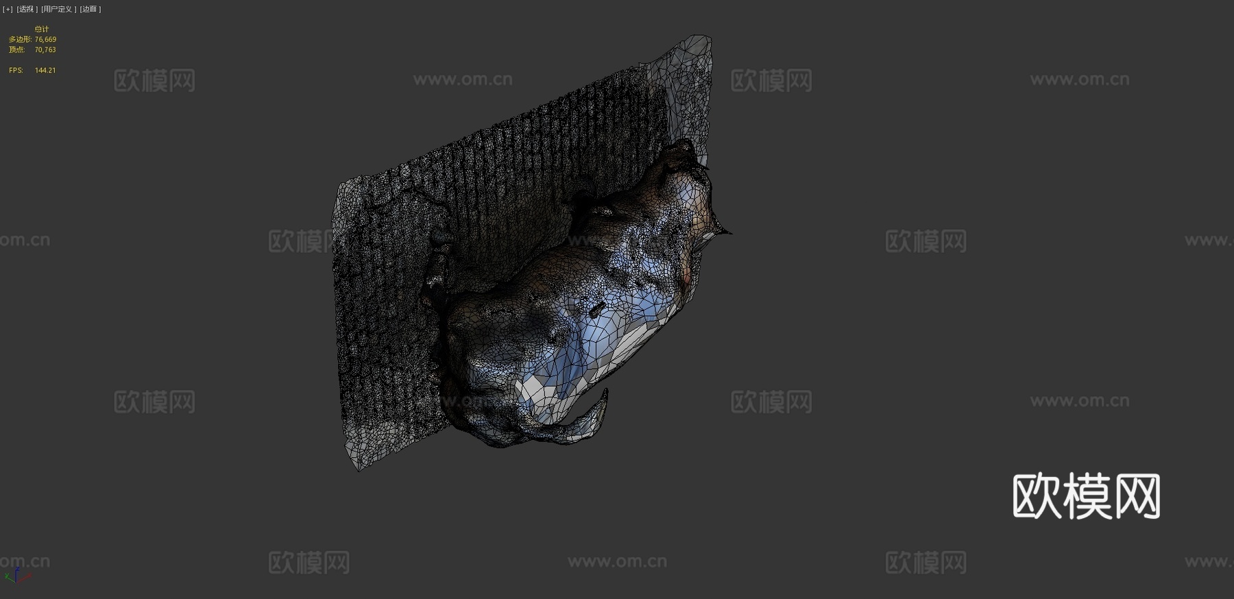华尔街公牛3d模型